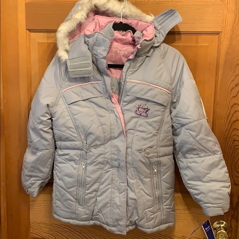 Girls champion for and one jacket